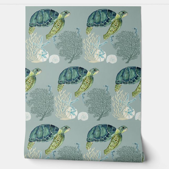 海ウミガメ 壁紙 (ほどく)