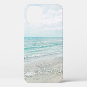 海ウ絵画ェーブズアクアライトブルーウォーターカラー iPhone 12ケース