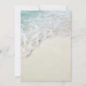 海エレガントビーチ先結婚式 招待状 (裏面)