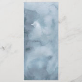 海エレガント岸の青い水の色の結婚魚 メニュー (裏面)