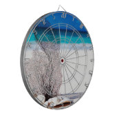 海エレガント沿岸貝殻ビーチ ダーツボード (正面左)