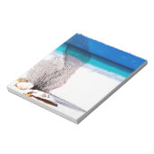 海エレガント沿岸貝殻ビーチ ノートパッド (回転)