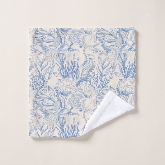 海エレガント緑色のキャンバス バスタオルセット (ウォッシュタオル)