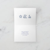 海オブウィッシュストーミーシーアットドーン誕生日 カード (内部)