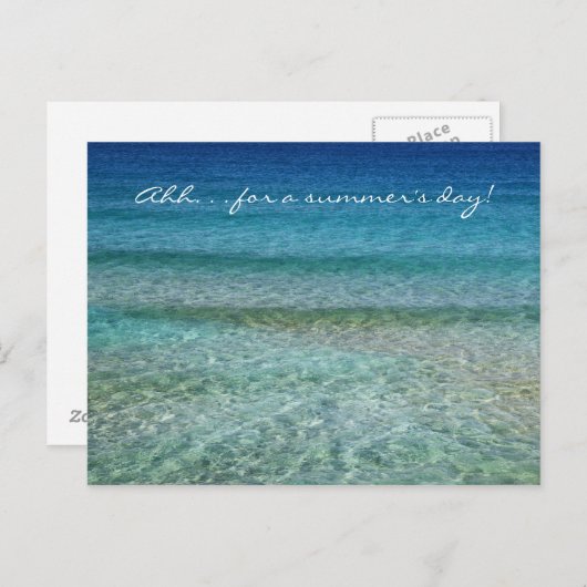 海カスタマイズのはがき ポストカード (正面/裏面)