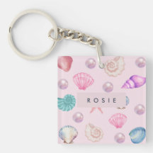 海カスタムモノグラムコースタルシーシェルパールの贈り物