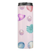 海カスタムモノグラムコースタルシーシェルパールの贈り物 タンブラー (裏面)