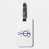 海カスタム軍艦長航海の  ラゲッジタグ (裏面縦)