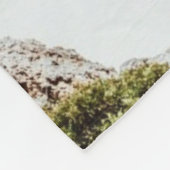 海カッコいい岬 フリースブランケット (角)