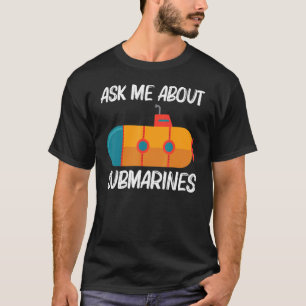 海カッコいい海男性へ退役軍人潜水艦 Tシャツ