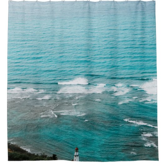 海カッコいい生 シャワーカーテン (正面)