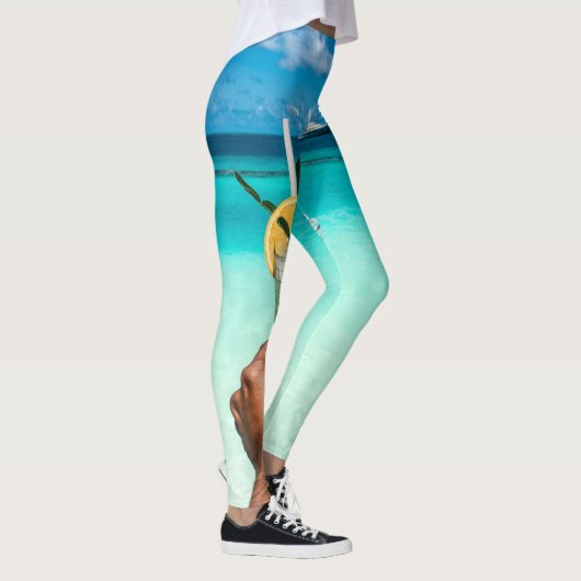 海カッコいい生 レギンス (右)