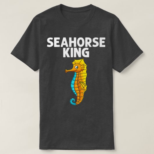 海カッコいい馬パパ海海獣魚水族館 Tシャツ (デザイン正面)