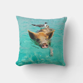 海カモメおよびブタ クッション