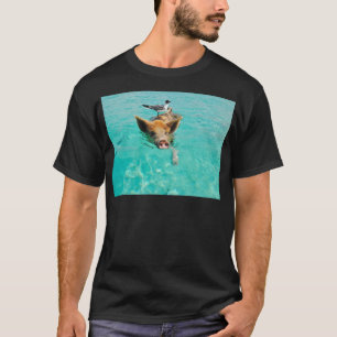 海カモメおよびブタ Tシャツ