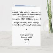 海カモメ飛行 カード (裏面)