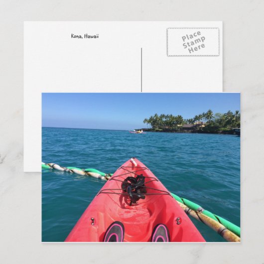 海カヤック ポストカード (正面/裏面)