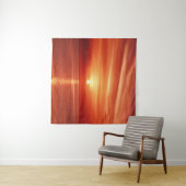 海カラフルでの日の出、劇的な雲。 タペストリー (インサイチュ(横))