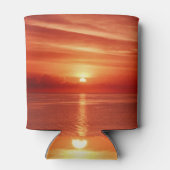 海カラフルでの日の出、劇的な雲。 缶クーラー (裏面)