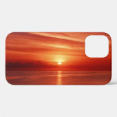 海カラフルでの日の出、劇的な雲。 Case-Mate iPhoneケース (裏面 (横))
