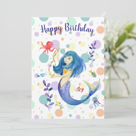 海カラフルの下の人魚 シーズンカード (スタンド正面)