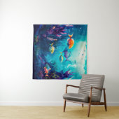 海カラフルの風景の下で タペストリー (インサイチュ(横))