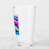 海カラフルヒルズ タンブラーグラス (左)