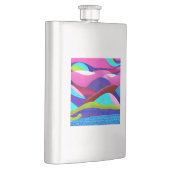 海カラフルヒルズ フラスク (右)