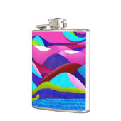 海カラフルヒルズ フラスク (左)