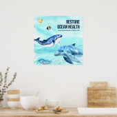 海カラフルモダン生引用文 ポスター (キッチン)