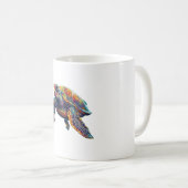 海カラフル亀の夢のような美しい コーヒーマグカップ (正面右)
