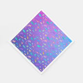 海カラフル学校パーティーの下のサメ スタンダードランチョンナプキン (角)