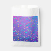 海カラフル学校パーティーの下のサメ フェイバーバッグ (正面)