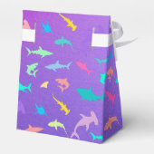 海カラフル学校パーティーの下のサメ フェイバーボックス (裏面サイド)