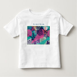 海カラフル文海生ヒトデ トドラーTシャツ