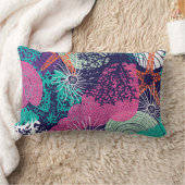 海カラフル文海生ヒトデ ランバークッション (ブランケット)