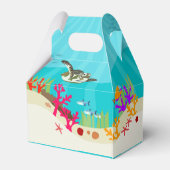 海カラフル海獣赤ちゃんシャワー フェイバーボックス (裏面サイド)