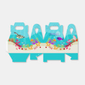 海カラフル海獣赤ちゃんシャワー フェイバーボックス (折り畳みなし)