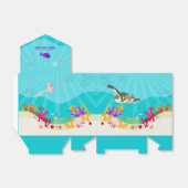 海カラフル海獣赤ちゃんシャワー フェイバーボックス (折り畳みなし)