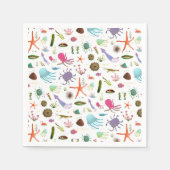 海カラフル生活 スタンダードカクテルナプキン (正面)
