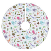 海カラフル生活 ブラッシュドポリエステルツリースカート (正面)