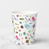 海カラフル生活 紙コップ (正面)