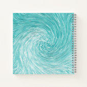 海カリブのの渦巻き…..... ノートブック (裏面)