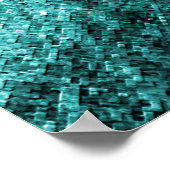 海カリブのカタツムリ…..... ポスター (角)