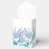 海カリブのブルーグリーン水彩花 フェイバーボックス (オープン)