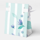 海カリブのブルーグリーン水彩花 フェイバーボックス (裏面サイド)