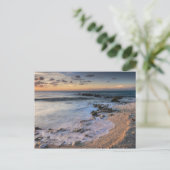 海カリブの、ケイマン諸島。クラッシュする波 ポストカード (スタンド正面)