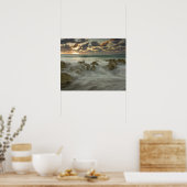 海カリブの、ケイマン諸島。クラッシュ波3 ポスター (キッチン)