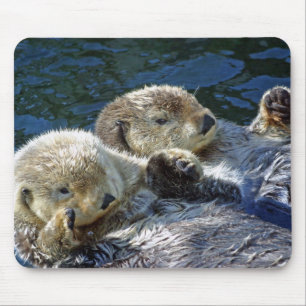 海カワウソ マウスパッド