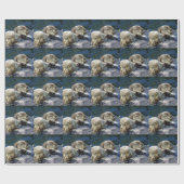 海カワウソ ラッピングペーパー (フラット)